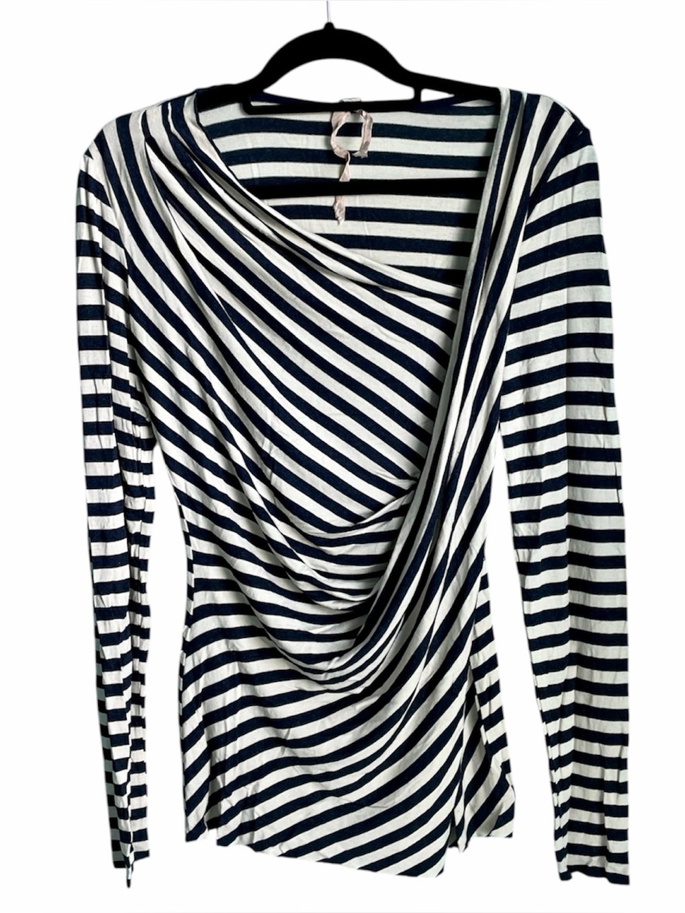 Navy stripe Bailey 44 long sleeve top size M